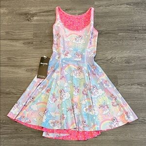 Blackmilk So Cute I Could Puke Sprinkles IOD Skater Dress. Small, BNWT